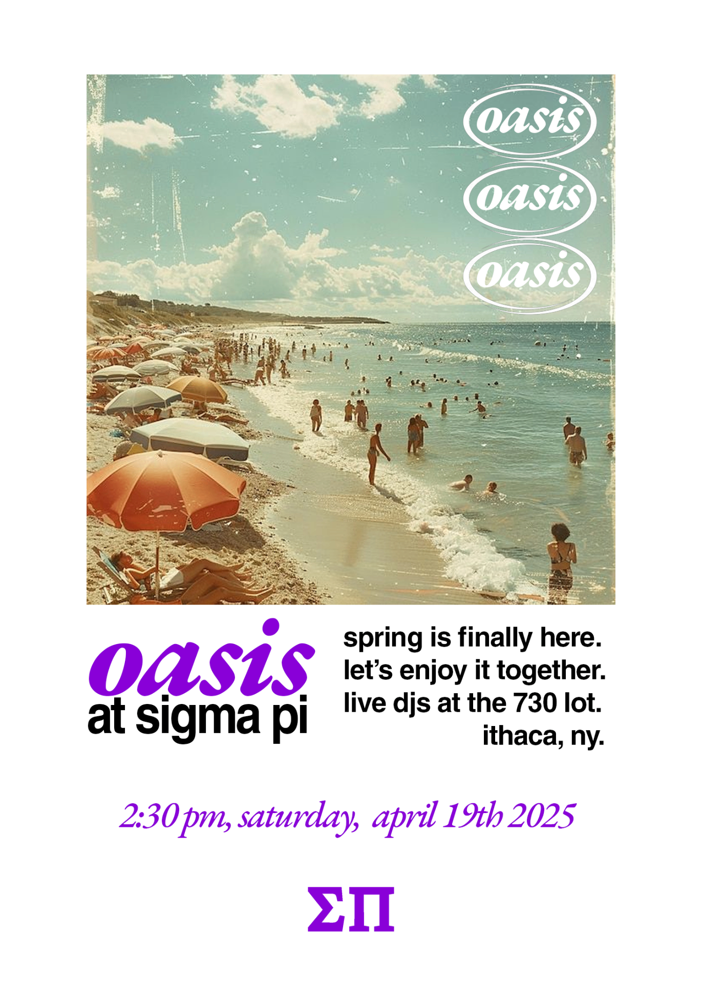 Oasis at Sigma Pi — Poster