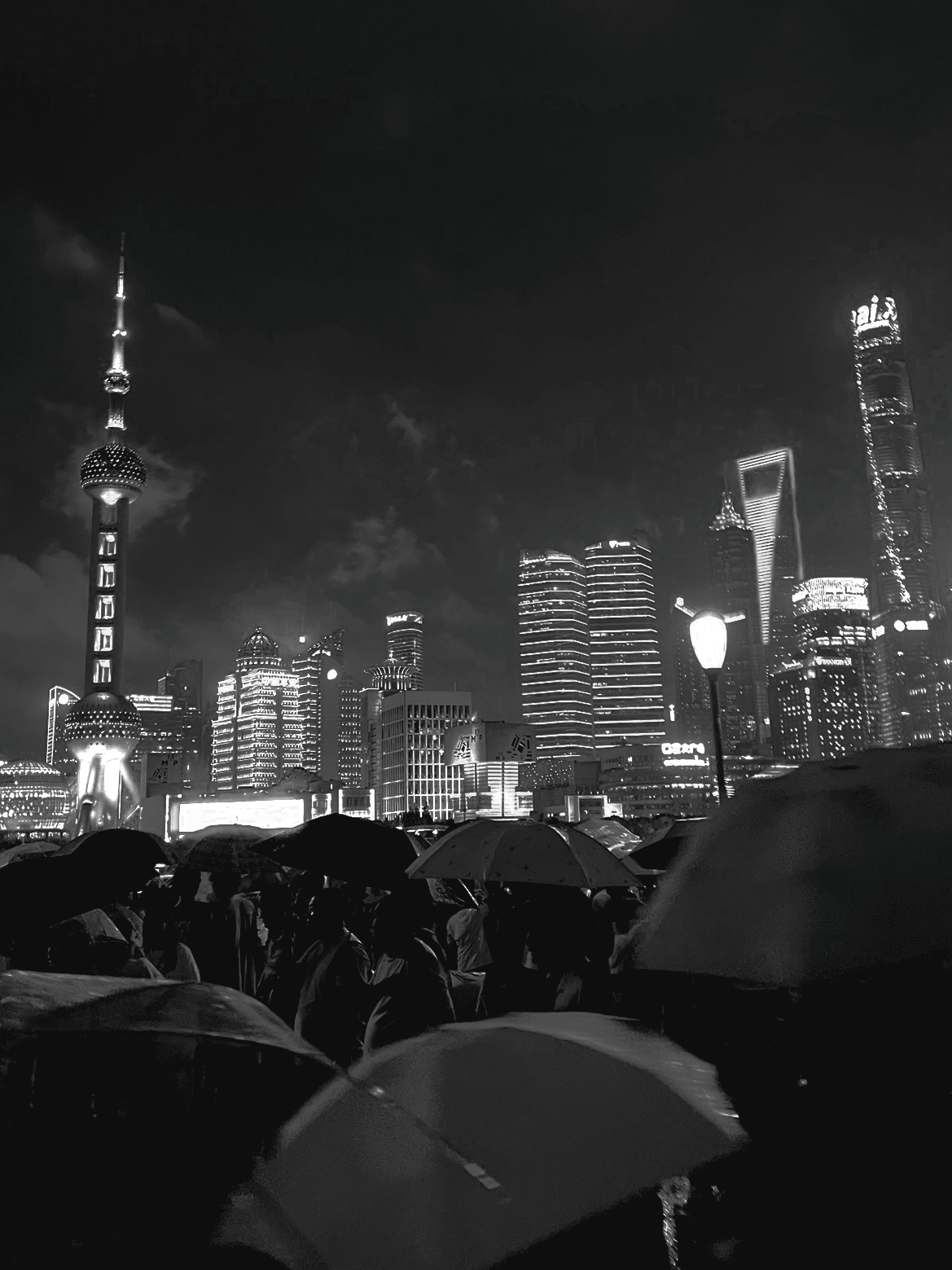 Shanghai Bund — Rain